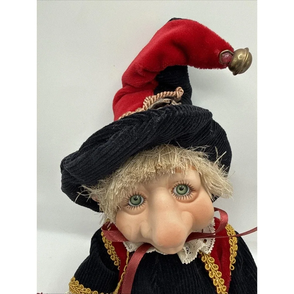 Unique Porcelain Poseable Boy Elf Little Wizard Whimsical Doll Fantasy